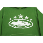 Corteiz Hoodie 5 Starz Green Alcatraz