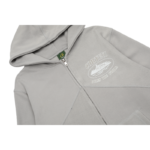 Gray Corteiz Superior V2 Zip Up Hoodie Stone