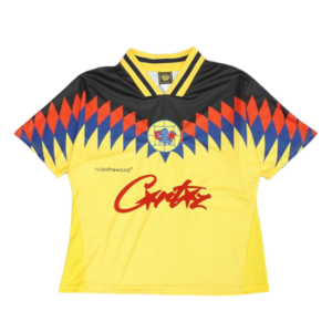 Corteiz Club RTW Football T-Shirt Yellow