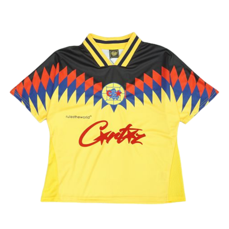 Corteiz Club RTW Football T-Shirt Yellow