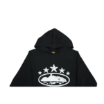 Corteiz 5 Starz Alcatraz Hoodie Black