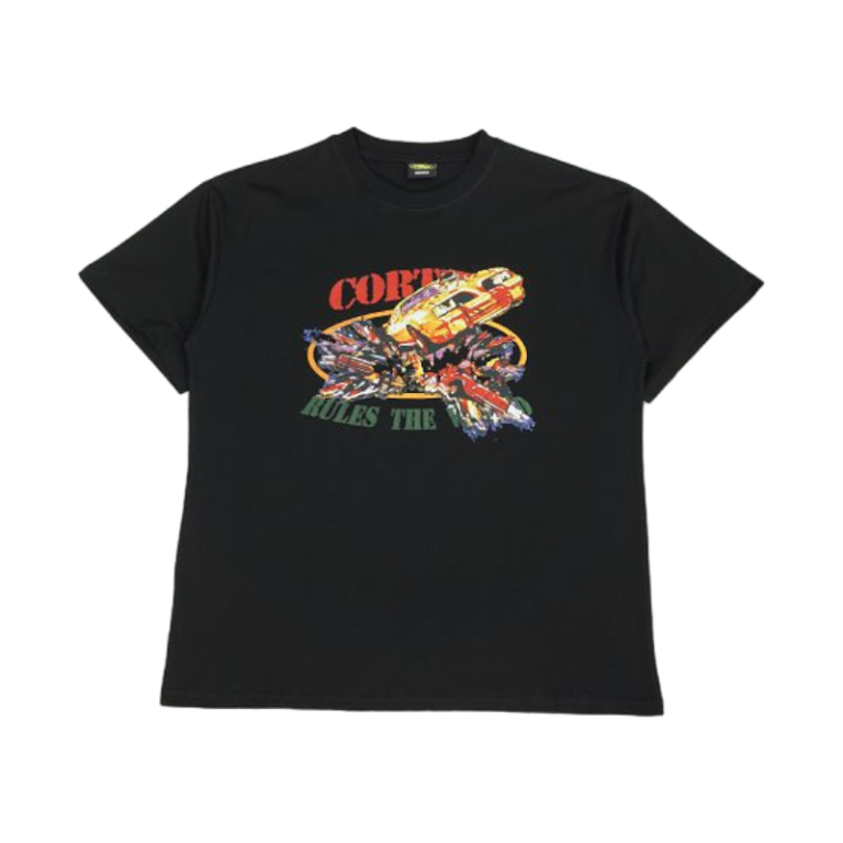 Corteiz Car Crash T-Shirt Black
