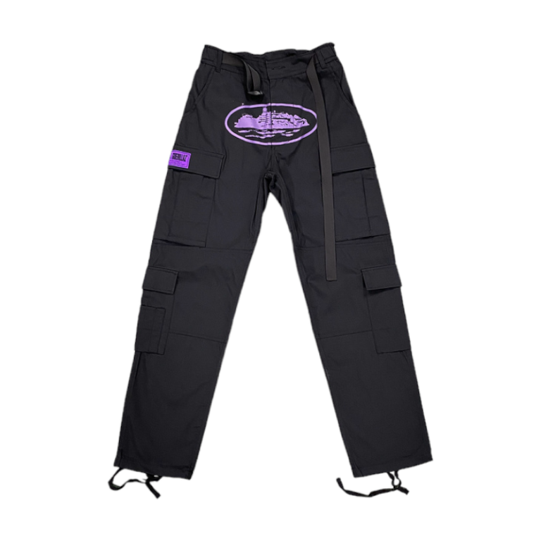 Corteiz Purp Black/Purple Guerilaz Cargo
