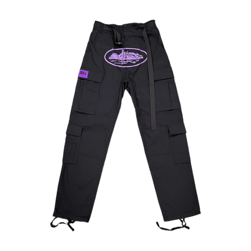 Corteiz Purp Black/Purple Guerilaz Cargo