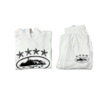 Corteiz 5 Starz Sweatpants/ Hoodie White