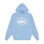 Corteiz 5 Starz Alcatraz Hoodie Baby Blue