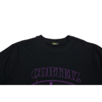 Corteiz Alcatraz Black Purple Blur T-Shirt