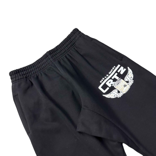Corteiz Gasolina Bottoms Black Sweatpants