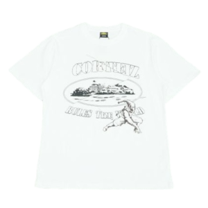 Corteiz Web Alcatraz Tee *New Blank* White
