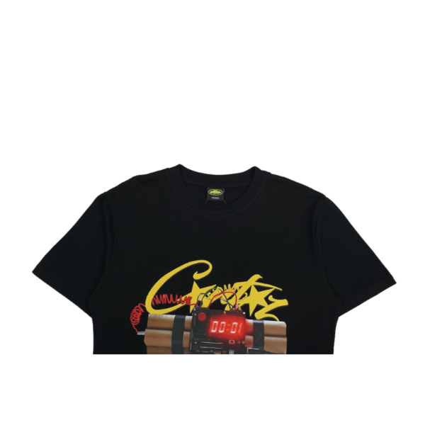 Black Corteiz No Time For Luv T-Shirt