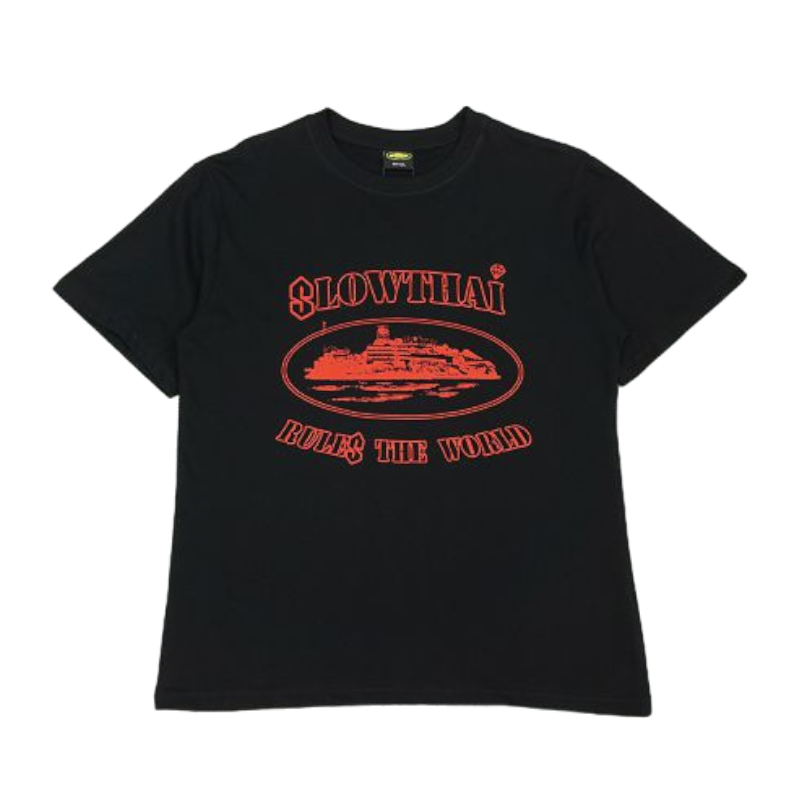 Corteiz Black OG Alcatraz T-Shirt