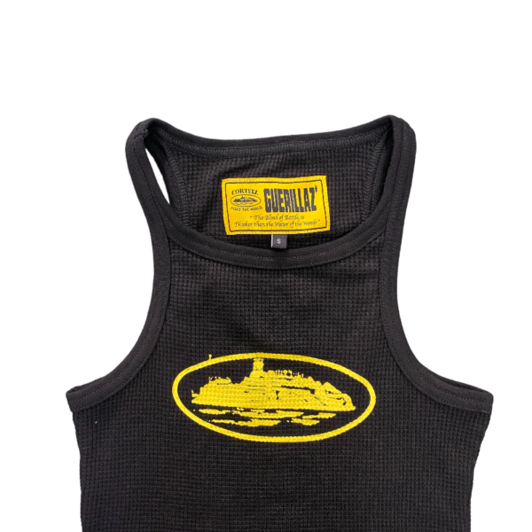 Corteiz Allstarz Tank Top Black/Yellow