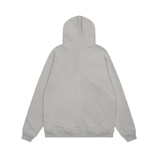 Gray Corteiz Superior V2 Zip Up Hoodie Stone