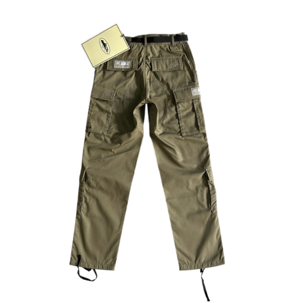 Corteiz Guerillaz Cargo Pants Clay Olive