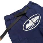 Corteiz Alcatraz Cargo Shorts Navy Blue
