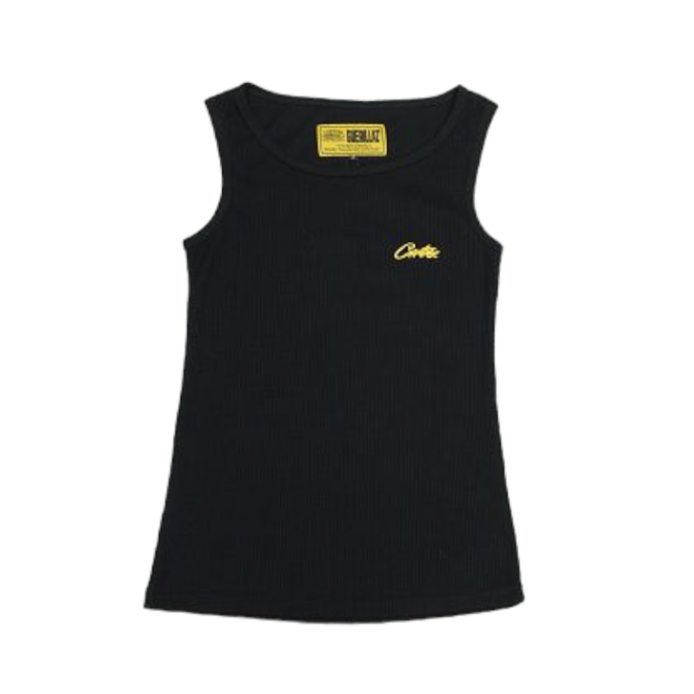 Corteiz Allstarz Tank Top Black Essential