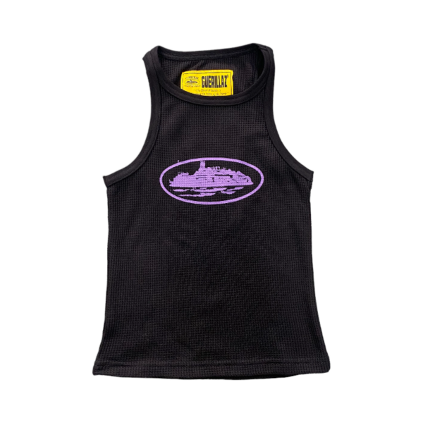 Corteiz Allstarz Black/purple Tank Top