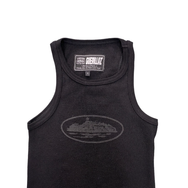 Corteiz Allstarz Black Tank Top