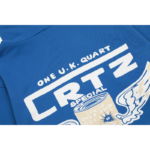Corteiz Gasolina Royal Blue Double Zip Hoodie