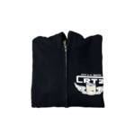 Black Corteiz Gasolina Double Zip Hoodie