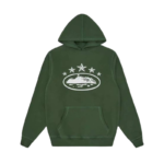 Green Corteiz 5 Starz Alcatraz Hoodie