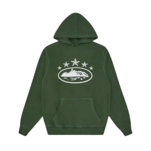 Green Corteiz 5 Starz Alcatraz Hoodie