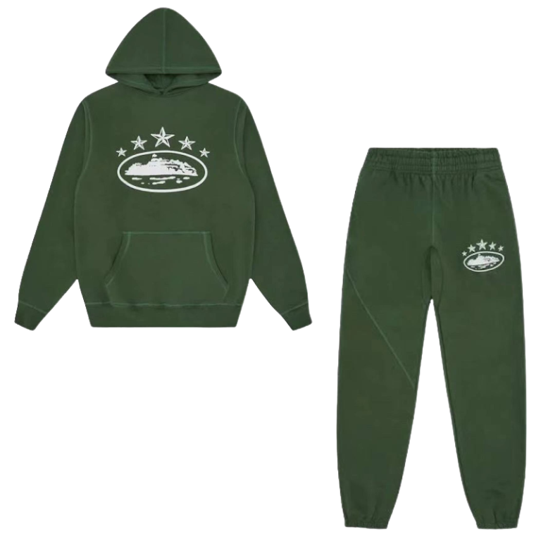 Green Corteiz 5 Starz Alcatraz Tracksuit