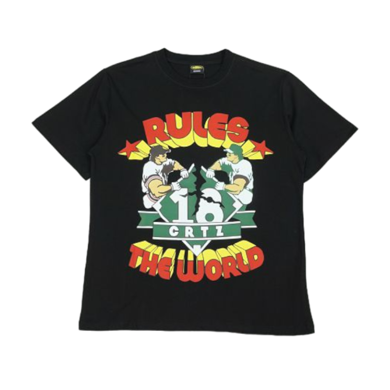 Corteiz Rtw Baseball T-Shirt Black