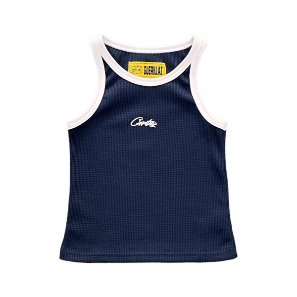 Corteiz Contrast Allstarz Tank Top Blue
