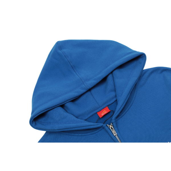 Corteiz Gasolina Royal Blue Double Zip Hoodie