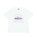 Corteiz Alcatraz Purple White Blur T-Shirt