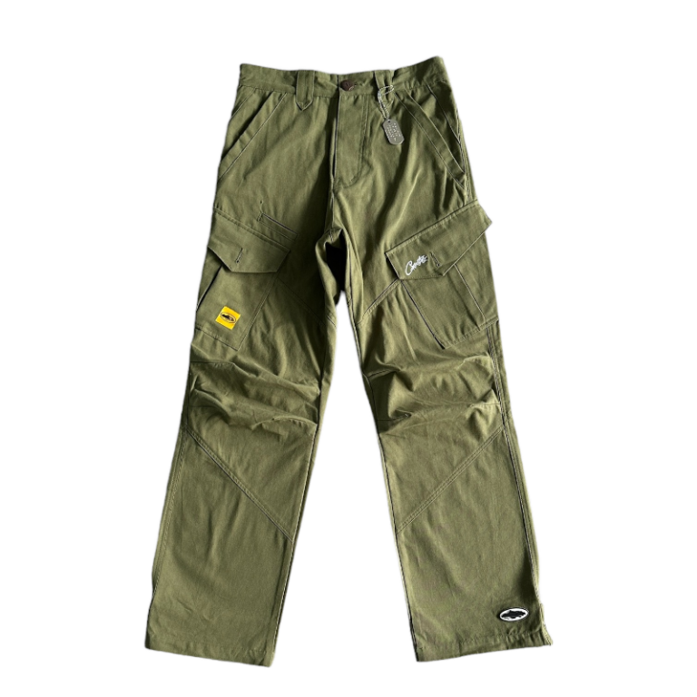 Corteiz Storm Khaki Cargo Pants