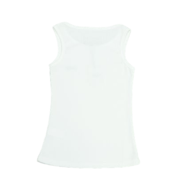 White Corteiz Allstarz Essential Tank Top