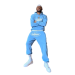 Corteiz OG Alcatraz Jogging Pants Blue