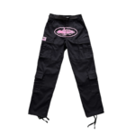 Corteiz Guerillaz Cargo Pant Black/Pink