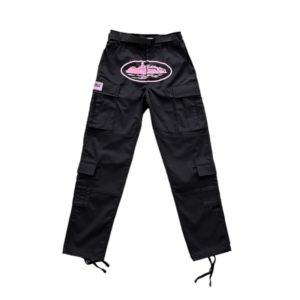 Corteiz Guerillaz Cargo Pant Black/Pink