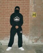 Corteiz 5 Starz Black Alcatraz Hoodie
