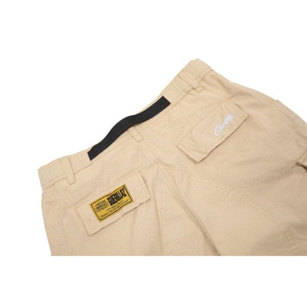 Corteiz Alcatraz Cargo Shorts Beige