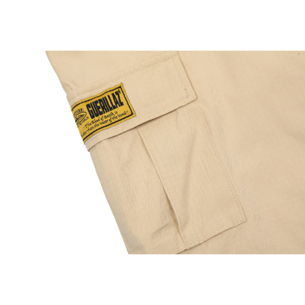 Corteiz Alcatraz Cargo Beige Shorts
