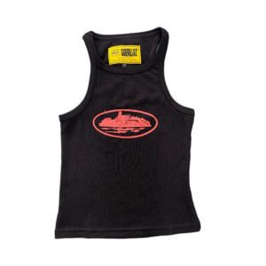 Corteiz Allstarz Black/Red Tank Top