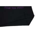 Corteiz Alcatraz Black Purple Blur T-Shirt