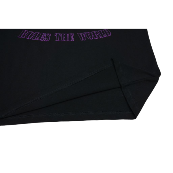 Corteiz Alcatraz Black Purple Blur T-Shirt