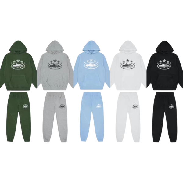 Corteiz 5 Starz Alcatraz Tracksuit Blue