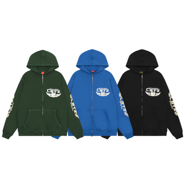 Corteiz Gasolina Double Zip Hoodies