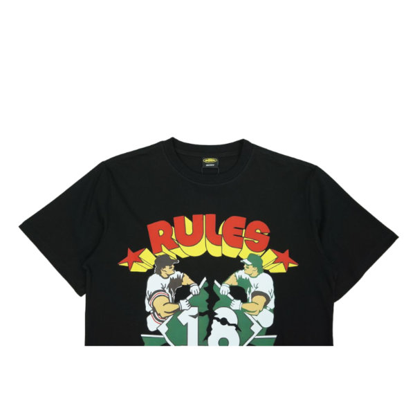 Corteiz Rtw Baseball Black T-Shirt