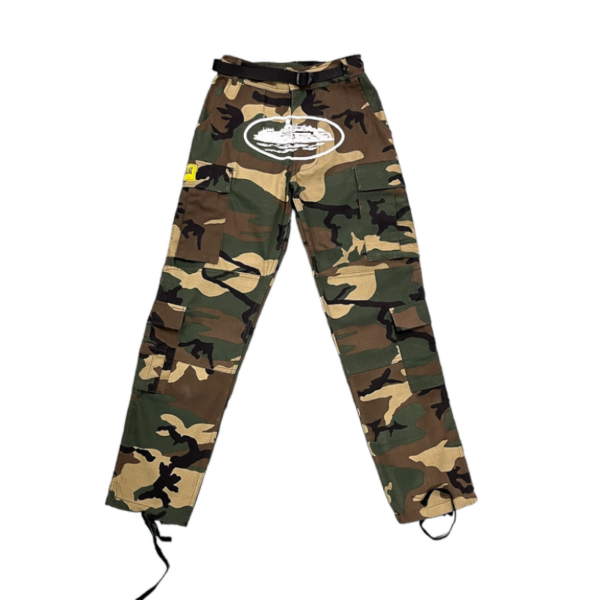 Corteiz Guerillaz Camo Cargo Woodland