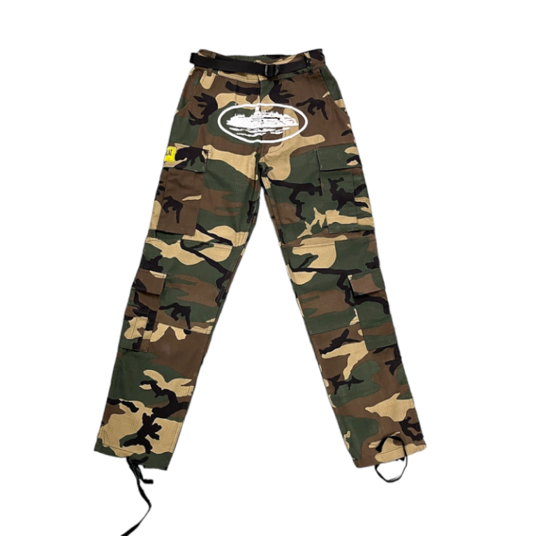 Corteiz Guerillaz Camo Cargo Woodland