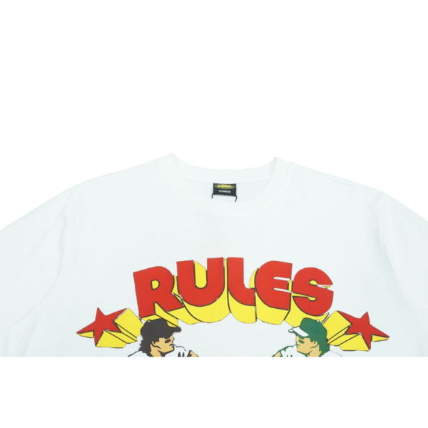 Corteiz Rtw White Baseball T-Shirt