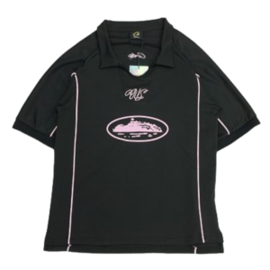 Black Corteiz Talismo Football T-Shirt
