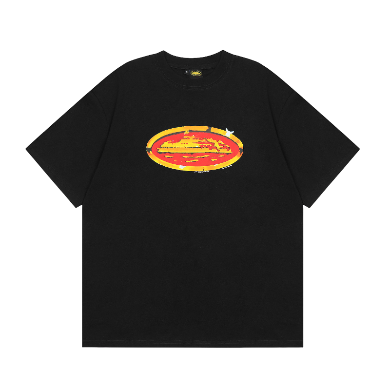 Corteiz Shiny Alcatraz T-Shirt Black